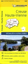 Creuse, Haute-Vienne - Michelin Local Map 325 -  - 9782067202276