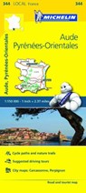 Aude, Pyrenees-Orientales - Michelin Local Map 344 -  - 9782067210783