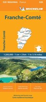 Franche-Comte - Michelin Regional Map 520 -  - 9782067258730