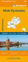 Midi-Pyrenees - Michelin Regional Map 525 -  - 9782067258808