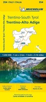 Trentino - Michelin Local Map 354 -  - 9782067258938