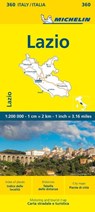 Lazio - Michelin Local Map 360 -  - 9782067259782