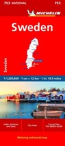 Sweden - Michelin National Map 753 -  - 9782067259904