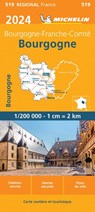 Michelin Wegenkaart 519 Bourgogne -  - 9782067262478