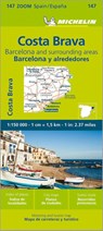 Barcelona y Alrededores Costa Brava - Zoom Map 147 -  - 9782067262669