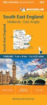 South East England - Michelin Regional Map 504 -  - 9782067263000