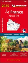 Northeastern France 2025 - Michelin National Map 707 -  - 9782067265257