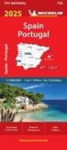 Spain & Portugal 2025 - Michelin National Map 734 -  - 9782067265448