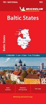 Baltic States - Michelin National Map 781 -  - 9782067268081