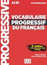 Vocabulaire progressif du francais - Niveau intermediaire (A2/B1) + Audio telechargeable - Anne Goliot-Lete - 9782090398571