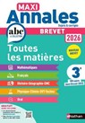 Maxi-Annales ABC du Brevet 2026 - Toutes les matières 3e : Maths - Français - Histoire-Géographie EMC (Enseignement Moral et Civique) - Physique-Chimie - SVT - Technologie - Oral - EPUB - Carole Feugère ; Gilles Mora ; Thomas Bouhours ; Grégoire Pralon ; Laure Genet ; Nicolas Coppens ; Olivier Doerler ; Laurent Lafond ; Sébastien Guivarc'h ; Arnaud Lopin - 9782095050597
