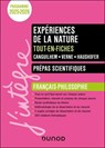 Expériences de la nature - Tout-en-fiches - Prépas scientifiques Français-philosophie - 2025-2026 - Guillaume Pigeard de Gurbert - 9782100886395