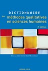 Dictionnaire des méthodes qualitatives en sciences humaines - Alex Mucchielli - 9782200247393