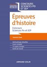 Epreuves d'histoire - Concours Sciences Po et IEP - Yannick Clavé - 9782200616533