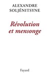 Révolution et mensonge - Alexandre Soljénitsyne - 9782213713885