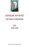 Oeuvres complètes volume XIII - Charles Journet - 9782220080499