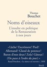 Noms d'oiseaux - Thomas Bouchet - 9782234065208