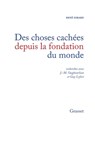 Des choses cachées depuis la fondation du monde - René Girard - 9782246618416