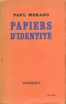 Papiers d'identité - Paul Morand - 9782246809869