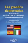 grandes démocraties (Les). Constitutions des E.U., de l'All., de l'Esp. et de l'Italie. 3e éd. - Con - Ferdinand Mélin-Soucramanien - 9782247139187