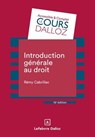 Introduction générale au droit 16ed - Rémy Cabrillac - 9782247243952