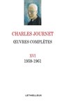 Oeuvres complètes XVI - Charles Journet - 9782249626654