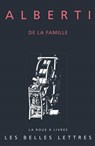 De La Famille - ALBERTI,  Leon Battista - 9782251339726