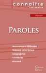 Fiche de lecture Paroles de Prevert (Analyse litteraire de reference et resume complet) - Jacques Prevert - 9782367887456
