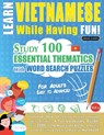LEARN VIETNAMESE WHILE HAVING FUN! - FOR ADULTS - Linguas Classics - 9782385110468