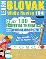 LEARN SLOVAK WHILE HAVING FUN! - FOR ADULTS - Linguas Classics - 9782385110567