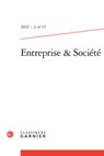 Entreprise & Societe. 2022 - 2, N12 - Remi Jardat - 9782406146520