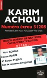 Numéro Ecrou 31208 - Karim Achoui ; Jean-Marc Florand ; Yves Simon ; Henry-Jean Servat - 9782749119045