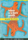 Défense de la liberté sexuelle - Jeremy Bentham - 9782755500837