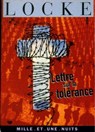 Lettre sur la tolérance - John Locke - 9782755503616