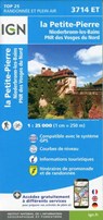 La Petite Pierre-Niederbronn-les-Bains.PNR des Vosges du Nord 1:25 000 -  - 9782758550440
