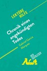 Chronik eines angekündigten Todes von Gabriel García Márquez (Lektürehilfe) - Natalia Torres Behar ; derQuerleser - 9782808013505