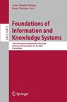 Foundations of Information and Knowledge Systems - Anni-Yasmin Turhan ; Jonni Virtema - 9783032215390