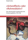 «Schandfleck» oder «Ruhmesblatt»? - Daniel Artho - 9783034017510