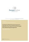 Fachtagung Bedrohungsmanagement - Reflexion zum Stand der Entwicklungen beim Bedrohungsmanagement - Reinhard Brunner - 9783038056928