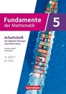 Fundamente der Mathematik 5. Schuljahr - Sachsen-Anhalt ab 2024 - Arbeitsheft zum Schulbuch mit Erklärfilmen und digitalen Übungen - Marianne Franke - 9783060003310