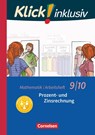 Klick! inklusiv 9./10. Schuljahr - Arbeitsheft 3 - Prozent- und Zinsrechnung - Elisabeth Jenert ; Petra Kühne - 9783060021284