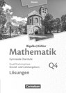 Bigalke/Köhler: Mathematik - Grund- und Leistungskurs 4. Halbjahr - Hessen - Band Q4. Lösungen zum Schülerbuch - Anton Bigalke ; Horst Kuschnerow ; Norbert Köhler ; Gabriele Ledworuski - 9783060085873
