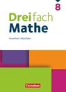 Dreifach Mathe 8. Schuljahr. Nordrhein-Westfalen - Schulbuch - Ariane Simon ; André Christopher Bopp ; Godehard Stein ; Alexander Lauer - 9783060437313