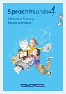 Sprachfreunde - Ausgabe Nord/Süd 4. Schuljahr - 5-Minuten-Training "Richtig schreiben" -  - 9783060836659