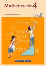 Mathefreunde 4. Schuljahr - Nord/Süd - Arbeitsheft Fördern - Jana Elsner ; Kathrin Fiedler ; Ursula Kluge ; Isabel Miedtke - 9783060844166