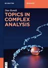 Topics in Complex Analysis - Dan Romik - 9783110796780