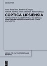 Coptica Lipsiensia - Anne Boud'hors ; Frederic Krueger ; Almuth Märker - 9783111423944