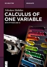 Calculus of One Variable - Nikolaos Halidias - 9783119141710