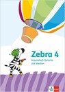 Zebra 4. Arbeitsheft Sprache mit Medien Klasse 4 -  - 9783122710569