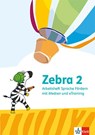 Zebra 2. Arbeitsheft Sprache Förderheft mit eTraining Klasse 2 -  - 9783122710828